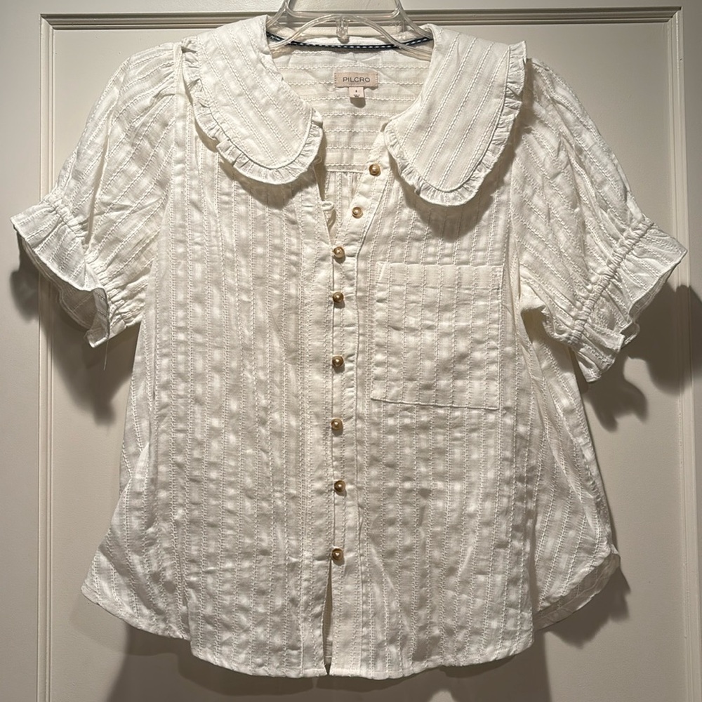 Anthropologie Pilcro Keira blouse